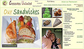 Cheesecakes Unlimited Restaurant in Redding CA